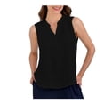 thumbnail image 1 of Blusa George para Mujer, Blusa sin Manga Cuello Mau sin Pinza Negro Talla G, 1 of 4