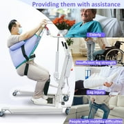 Ehucon Sit to Stand Sling Patient Lift Sling with Back Support, 500 lb Capacity, Purple, 1 Count