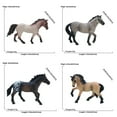 thumbnail image 2 of Realistic Animal Figures Playset,4 PCS Horse Figurines Set,Hand Painting Horse Figures Set,Educational Toy,Cake Toppers Christmas Birthday Gift for Kids Todllers, 2 of 8