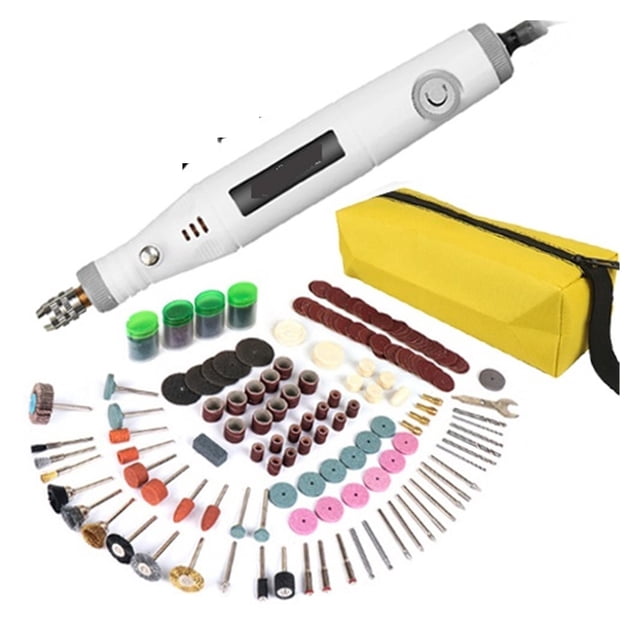 Variable Speed Engraving Pen Mini Electric Drill Grinder Rotary Power Tools Mini Drill Kit Set 18V ,Easy to Use
