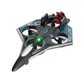 thumbnail image 4 of Avión RC para niños, avión de combate de juguete, giro de 360 degree, listo para volar, juguete de pasatiempo azul, 4 of 7