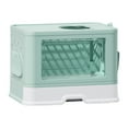 thumbnail image 1 of BELOVING Enclosed Cat Box with Washable Box for Indoor Cats Green, 1 of 10