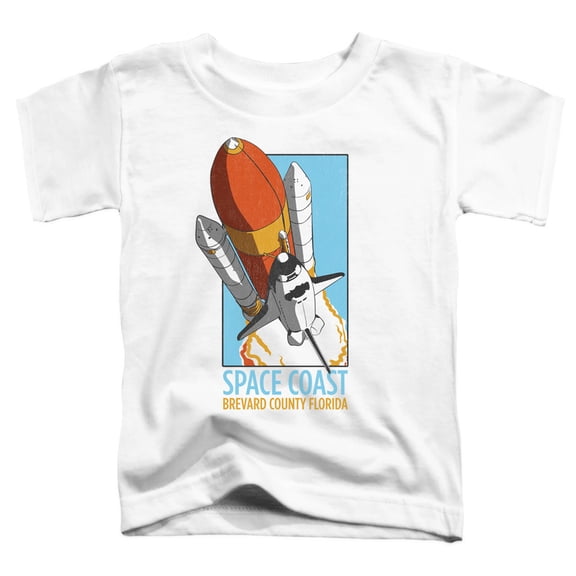 Nasa Space Coast Toddler T-Shirt White