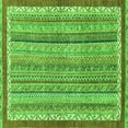 thumbnail image 1 of Ahgly Company Indoor Square Abstract Green Modern Area Rugs, 3' Square, 1 of 4