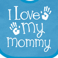 thumbnail image 4 of Inktastic I Love My Mommy Mothers Day Boys or Girls Baby Bib, 4 of 4