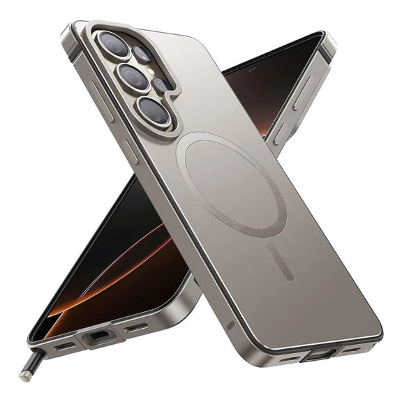 Magnetic For Galaxy S26 Ultra Case, [1:1 Metal Original Grip] [military-grade Protection] Slim Phone Shockproof Cover