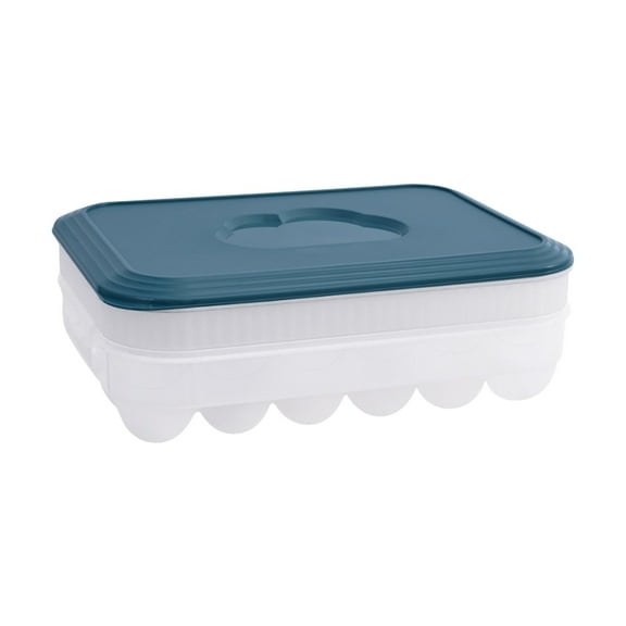 Wovilon Dumpling Box Frozen Dumpling Tray Multi-Layer Refrigerator Storage Fresh Household Quick-Frozen Dumpling Storage Box Dumpling Eggs Storage Box