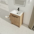 thumbnail image 4 of imerelez 24" Freestanding Bathroom Vanity with White Ceramic Sink & 2 Soft-Close Cabinet Doors, 4 of 9