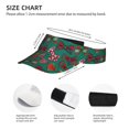 thumbnail image 3 of Balery red and green bow tie Gorra deportiva con visera ajustable para mujer y hombre (talla única), 3 of 7