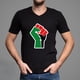thumbnail image 1 of Camiseta Puño Palestino Camiseta del puño palestino Novedad Gaza Freedom End Camisa básica elegante (Negro L), 1 of 7