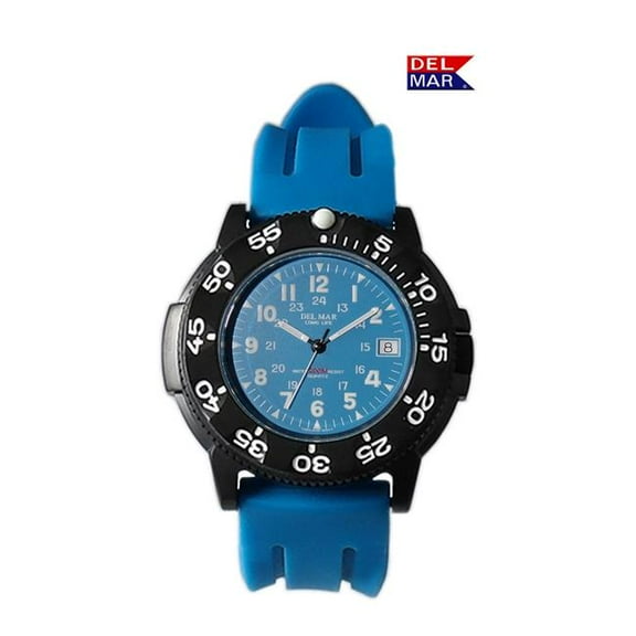 Del Mar Watches 50387 Men's Sand Key Dive 200 M Blue Face & Watch Strap 7