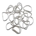 thumbnail image 2 of 100 Pieces Alloy DIY Rings for Webbing Strapping , White, 15x10x2mm, 2 of 8