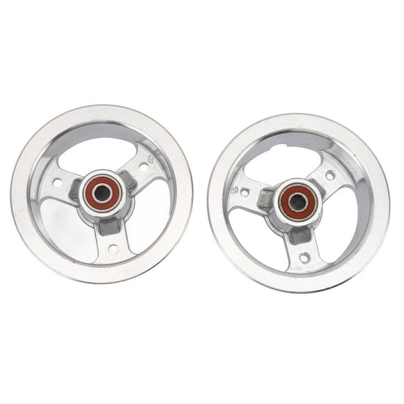 4 Inch Rear Wheel Rim, 3.50-4 Rear Wheel Rim Aluminum Alloy Easy Installation Sturdy Enhanced Riding Experience for Tiller