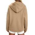 thumbnail image 4 of FNFYFH Women's Hoodies Half Zip Sweatshirt Hooded Loose Fit Long Sleeve Pullover Tops Cute Y2k Fall Clothes 2026, 4 of 5