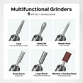 thumbnail image 4 of COSLUS CX40 Electric Nail Drill File,Professional Manicure Pedicure Tools with 6 Bits & Sanding Bands,for Acrylic Gel & Dip Nails,Low Noise-Grey, 4 of 9