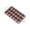 Brown, variant on OAVQHLG3B Cake Pan, Non-Stick Cake Baking Pan With Dividers, Cake Cutter,Cake Tray,18 Pre-slice Cake Baking Tray, Muffin And Cupcake Pan For Oven Baking