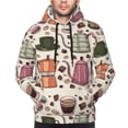 thumbnail image 4 of Bingfone Vintage Coffee Men'S Drawstring Hoodie Long Sleeve Pocket Sweatshirts-Xx-Large, 4 of 9