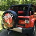 thumbnail image 2 of Tire Cover Central Aloha Sunset Spare Tire Cover Black Vinyl 255/70r18 Center Camera, 2 of 2