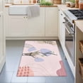 thumbnail image 4 of 2x3ft Area Rug,Abstract Plant Mid Century Boho Style Large Rugs Soft Non-Slip Floor Rug Morandi Color Abstract Geometric Non-Shedding Indoor Carpets for Living Room Bedroom Home Office Nursery, 4 of 9