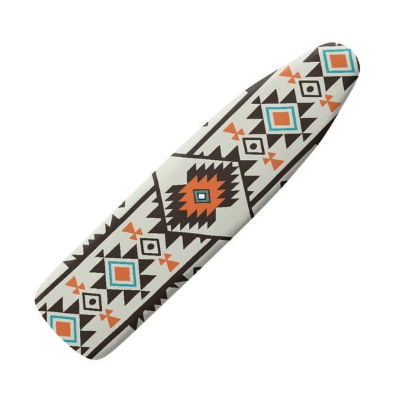 HELLHERO Geometric Pattern Ironing Board Cover 3 Fasteners Dust Proof Ironing Board Covers Polyester Fiber Fabric for Friends