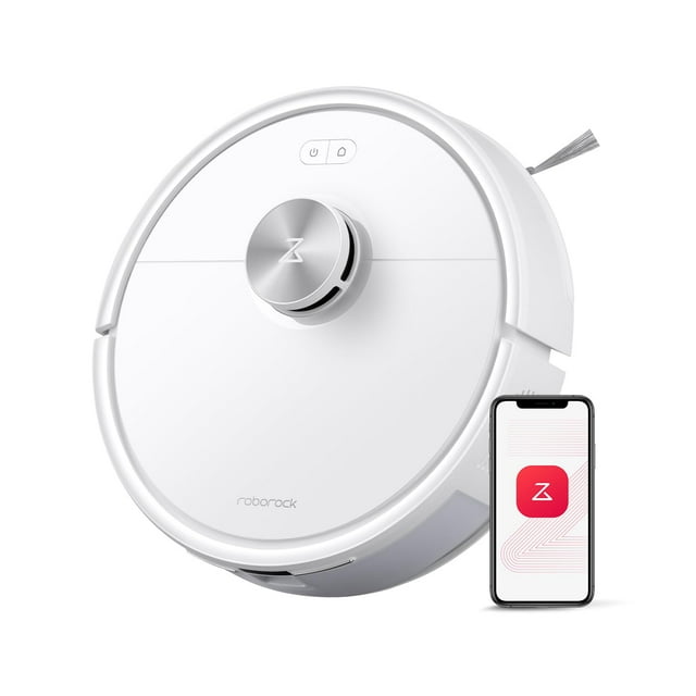 Combinación de aspiradora y mopa Roborock Q7 M5 de 10.000 Pa, color blanco
