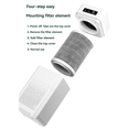 thumbnail image 3 of Air Purifier Negative Ion Sterilizatio N Formaldehyde Removal Filter USB Portable Intelligent Silent Deodorizer, 3 of 7