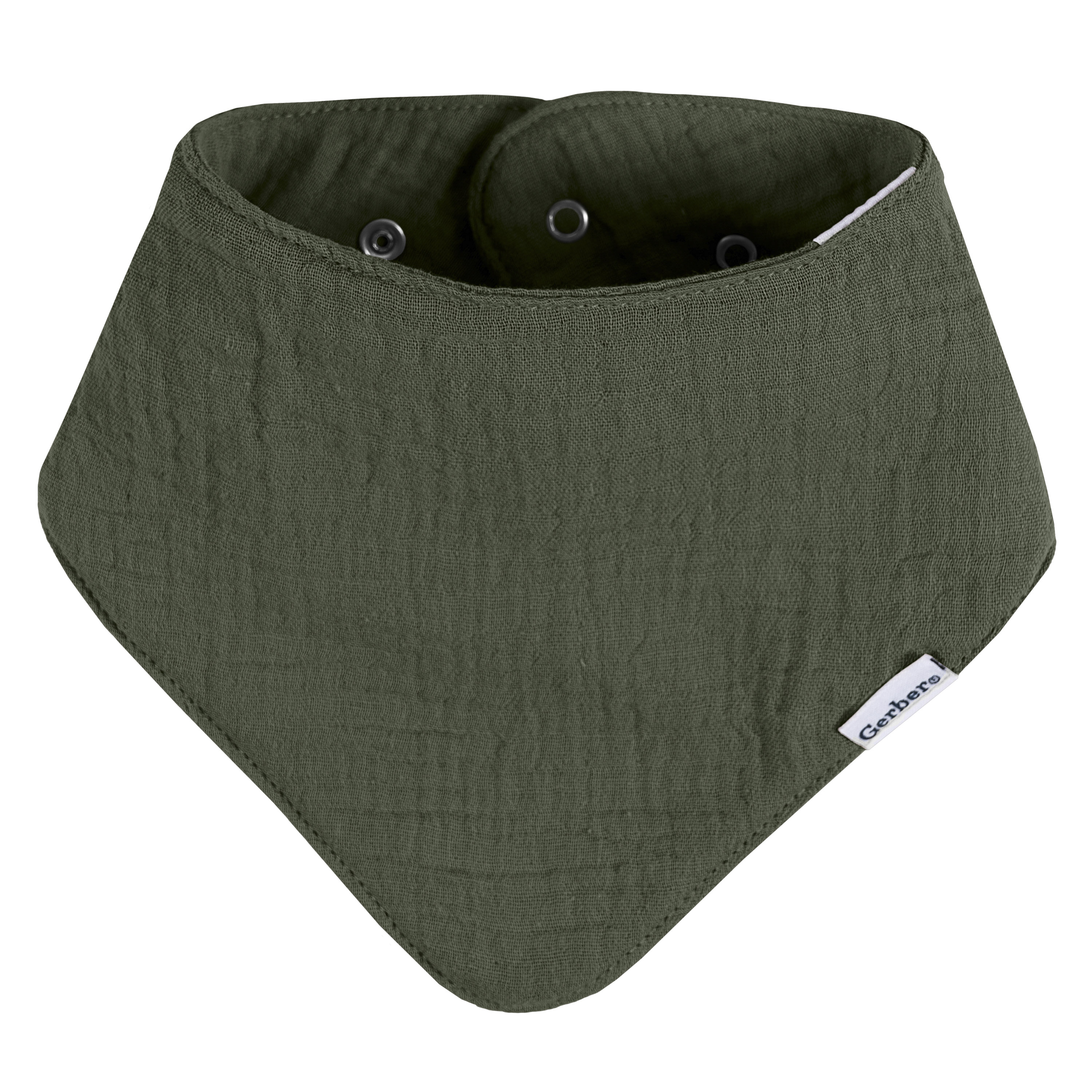 Gerber Baby Neutral Muslin Bandana Bibs, 10-Pack, One Size