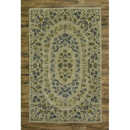 Rugsource 5x8 Kashan Traditional Hand Made Oriental Bedroom Area Rug Rugsource 5x8 Kashan Traditional Hand Made Oriental Bedroom Area Rug 5 0 X 8