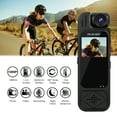 thumbnail image 2 of RONY 128GB 4K Body Camera with Audio and Video Recording Night Vision 180° Rotating Lens Wearable Pocket Camera with Back Clip for Outdoor Sport Bike Travel Patrol, WiFi Support, 2 of 12