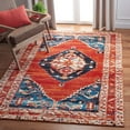thumbnail image 3 of SAFAVIEH Vintage Hamadan Keighley Oriental Area Rug, Red/Navy, 2'7" x 5', 3 of 8