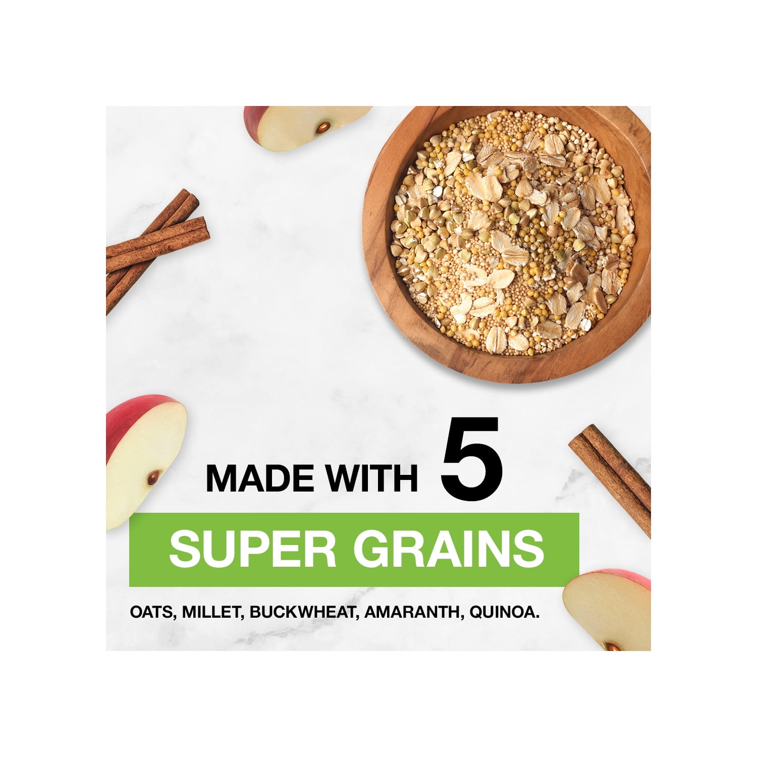 KIND, Gluten Free, Apple Cinnamon, Breakfast Protein Bars, 6-Count, 1 Cardboard Box