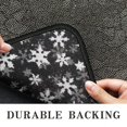 thumbnail image 6 of Black Christmas Snowflake Pattern Door Rugs,Washable Non Slip Door Mats Indoor,Decorative Door Mats,Entry Mat Indoor for Entrance,Bedroom,Kitchen,Bathroom,30"x17", 6 of 6