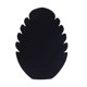 thumbnail image 1 of WORGEOUS Velvet Flame Shape Collar Display Busto Stand Rack Neck Chain Holder Jewelry Easel Organizer (Negro), 1 of 8