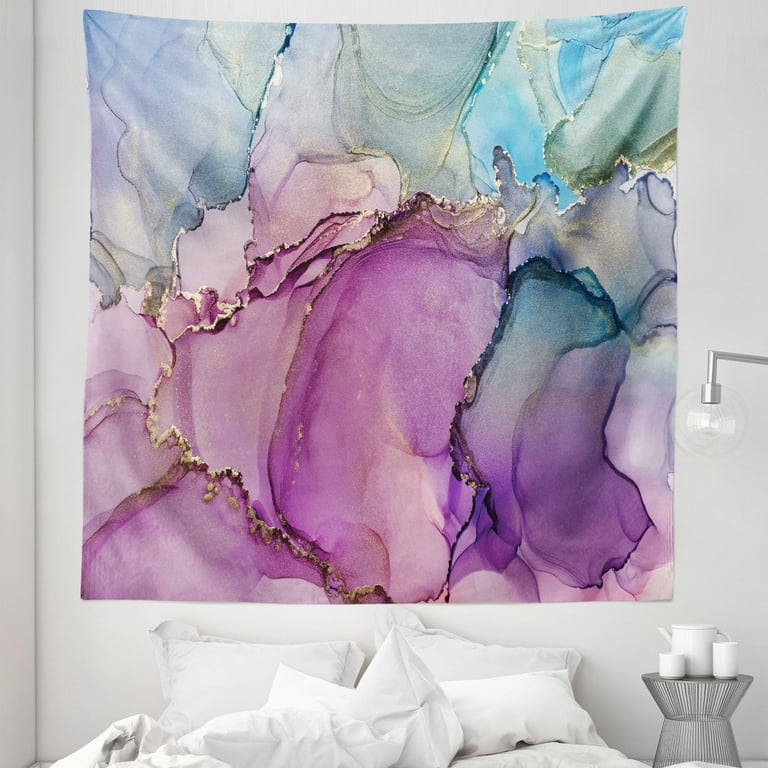 Pink purple blue cheap tapestry