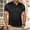 Black, variant on CHENHANN Men T Shirts Short Sleeve Button Down Crewneck Henley Shirt Loose Fit Dark Gray Button Shirt Gym Shirts Men