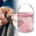 thumbnail image 6 of Tote Knitting Bag Knitting Crafts Storage Multipurpose Durable for Travel Crochet Bag Yarn Bag Yarn Drum Yarn Balls Organizer, 6 of 8