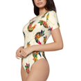 thumbnail image 3 of Picia Boho Chicken Womens One Piece Swimsuits Modest Tummy Control Bathing Suits Lace Up Slimming Swim Suit-Large, 3 of 9