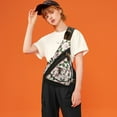 thumbnail image 3 of KL928 Embroidery Sling Bag for Women Men Sling Backpack Small Crossbody Shoulder Bag, 3 of 7