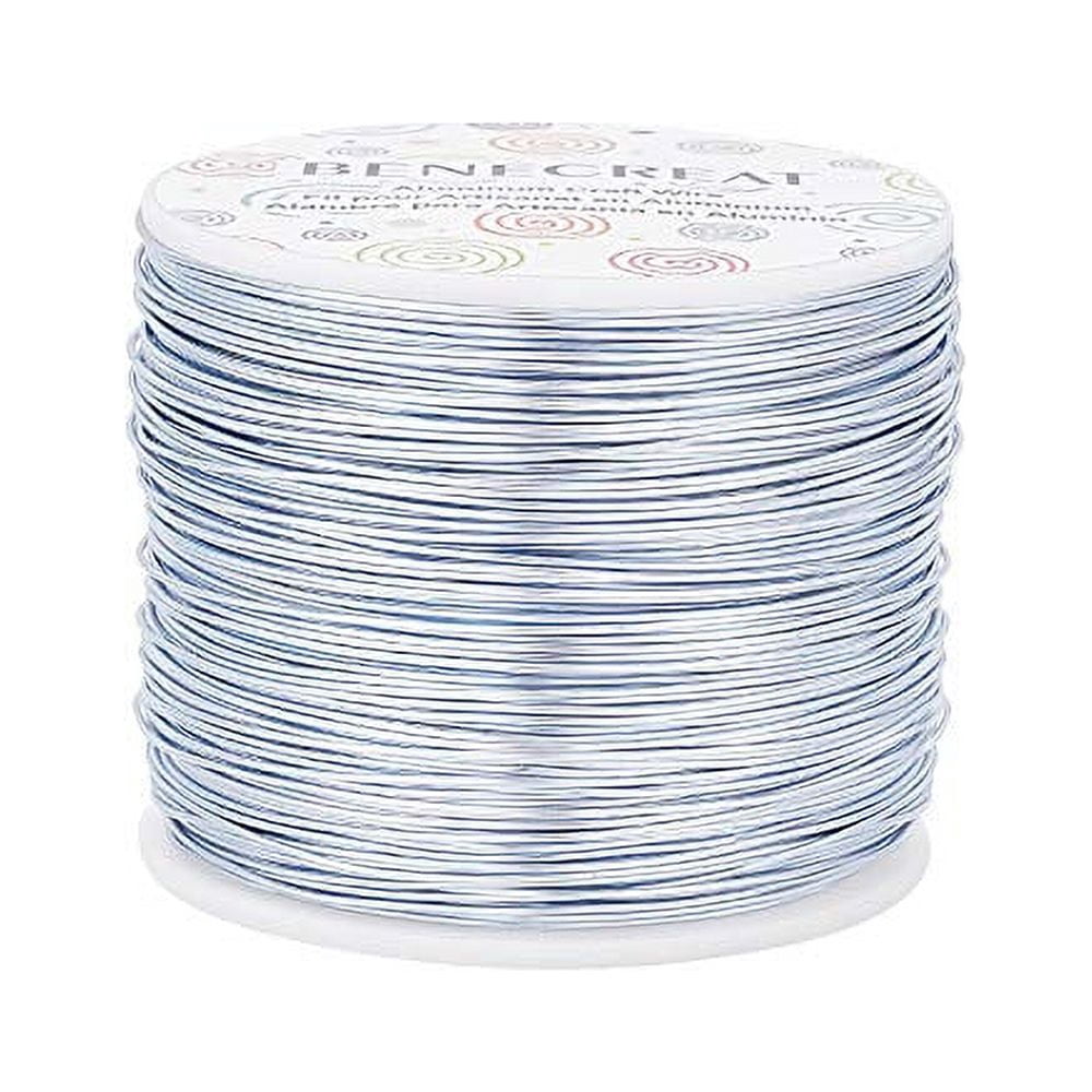 20 Gauge 770FT Tarnish Resistant Jewelry Beading Wire Bendable Aluminum Sculpting Metal Wire for Jewelry Craft Beading Work RosePink