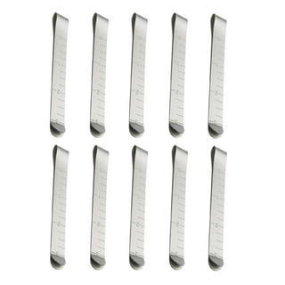 12 Pcs Sewing Clips Stainless Steel Hemming Clips Hem Marker Ruler Fabric  Clips Sewing Supplies