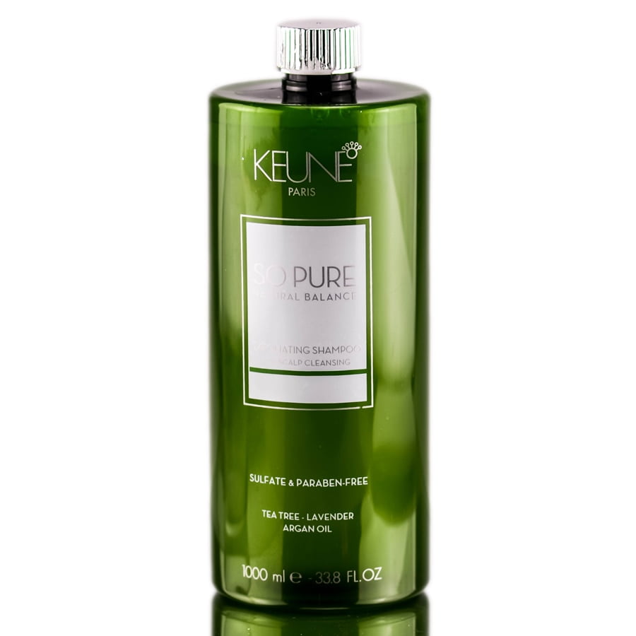 Keune So Pure Exfoliating Shampoo , Size : 33.8 oz Hair - Pack of 1 w/ SLEEKSHOP Teasing Comb Walmart.com
