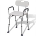thumbnail image 1 of vidaXL Shower Chair Aluminium White, 1 of 5