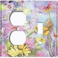 thumbnail image 4 of Metal Light Switch Plate Cover Classy Spring Floral Fields Sky Art FLW112, 4 of 13