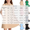 thumbnail image 3 of XRoczxe Girls Short Sleeve Polo Collar Swing Dress Ruffled Button Front Casual School Uniform Dress with Side Pockets Multiple Solid Colors Blue, 3 of 8
