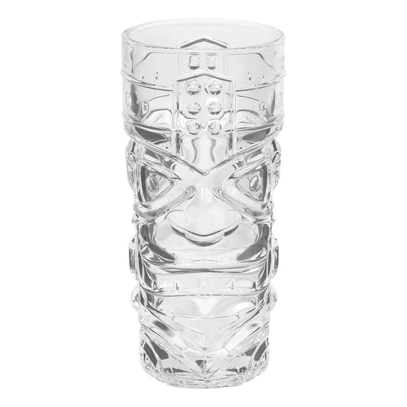 Juego De 6 Vasos De Vidrio Tiki Taka Hawaii 410 Ml