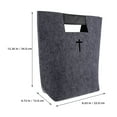 thumbnail image 2 of Qiysamall 2-Pack Large Bible Carrying Bags Pouch for Church, Grocery, Shopping - Bible Storage and Transport, 2 of 11