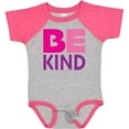 thumbnail image 3 of Inktastic Be Kind Logo in Pink and Purple Boys or Girls Baby Bodysuit, 3 of 5