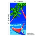 thumbnail image 2 of Allgala Oversize 50"x70" Microfiber Beach Towel, Boat-BT81108, 2 of 3
