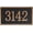 Red Copper, variant on Handcrafted Address Plaque - House Sign Number Wall Plaque for House, Apartment, Office, 911 Visibility Signage
