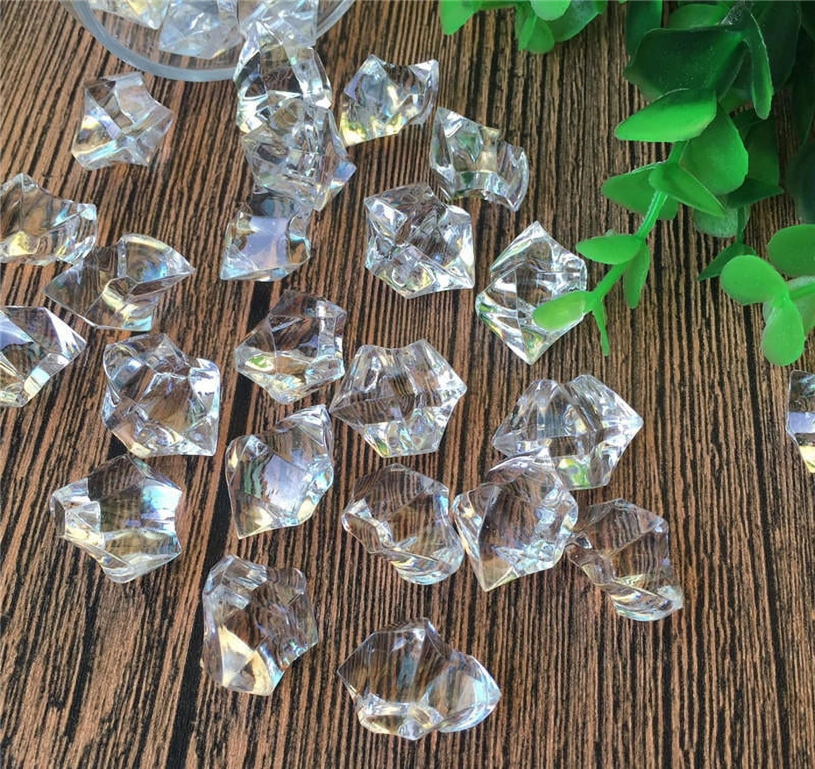 PlayWorld Clear Acrylic Ice Rock Table And Wedding Decoration (3 LB Bag)